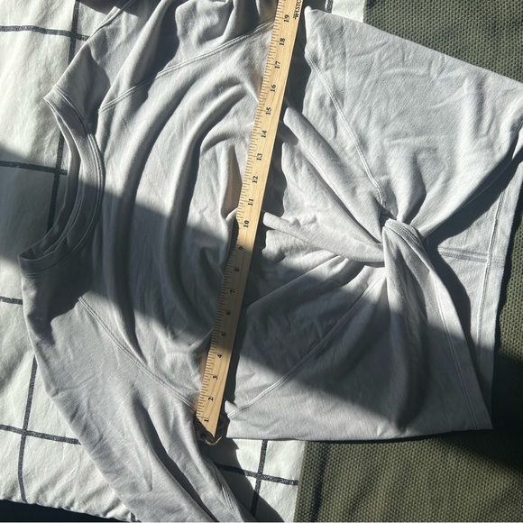 SOLD - Lululemon Athletica Twist Front Crew Neck Sweater - Picture 2 of 6